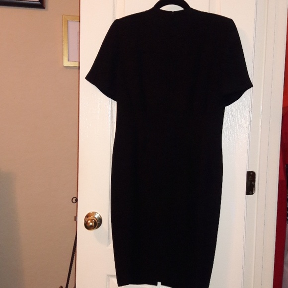 Black Detailed Little Black Dress - Picture 5 of 5